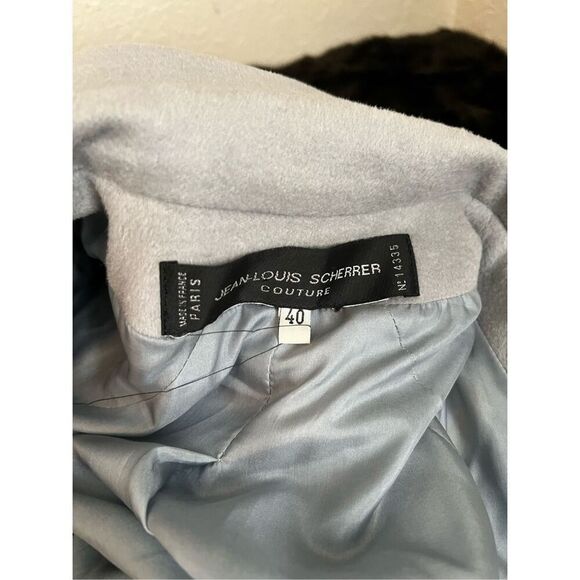 Jean Louis Scherrer Couture Size 40 wool  Blazer Jacket Made in Paris - Picture 5 of 5